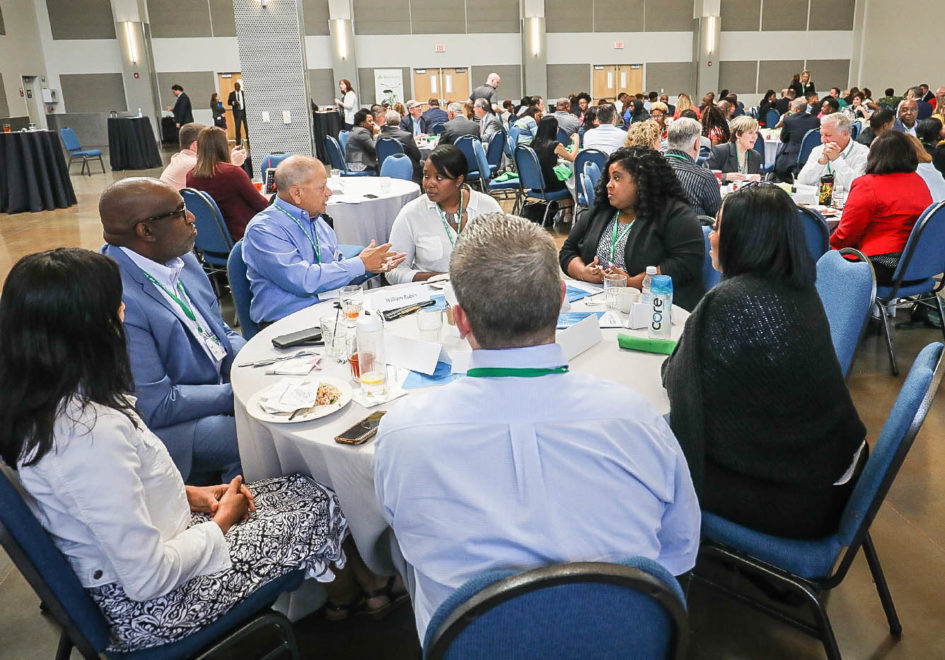 The ICCC workshop included a peer coaching session during lunch, allowing business owners to brainstorm ideas related to strategy, operations, marketing and more.