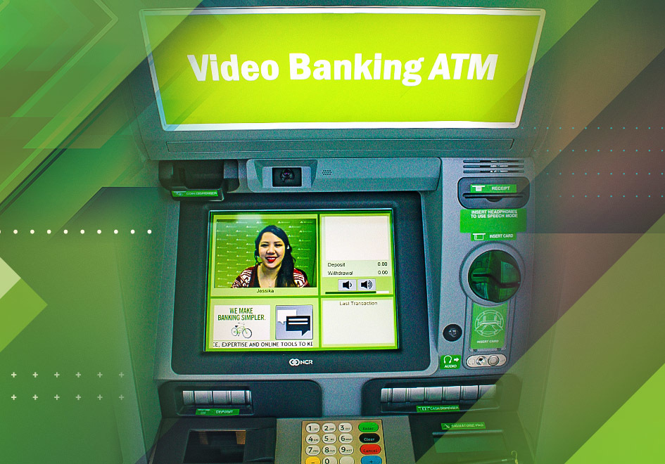 Regions’ Video Banking ATMs allow people to choose standard ATM service or personal service from a Regions Video Banker who speaks with customers via live, two-way video.