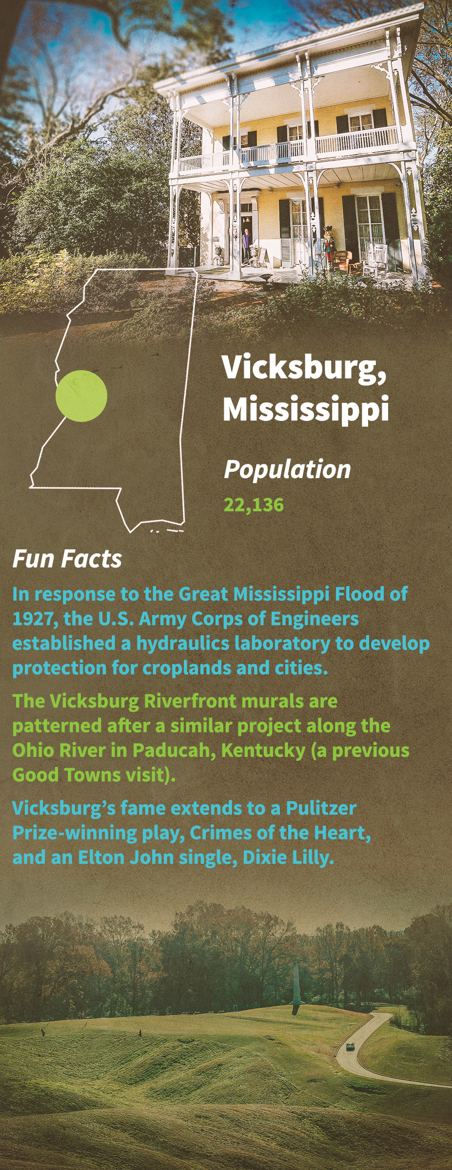 Vicksburg Fun Facts