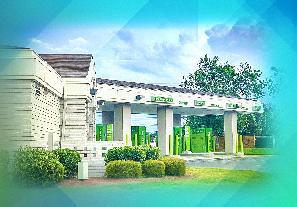 The branch now offers the added convenience of a Video Banking ATM. Regions Video Bankers offer personal service well into the evening and during weekends and holidays.