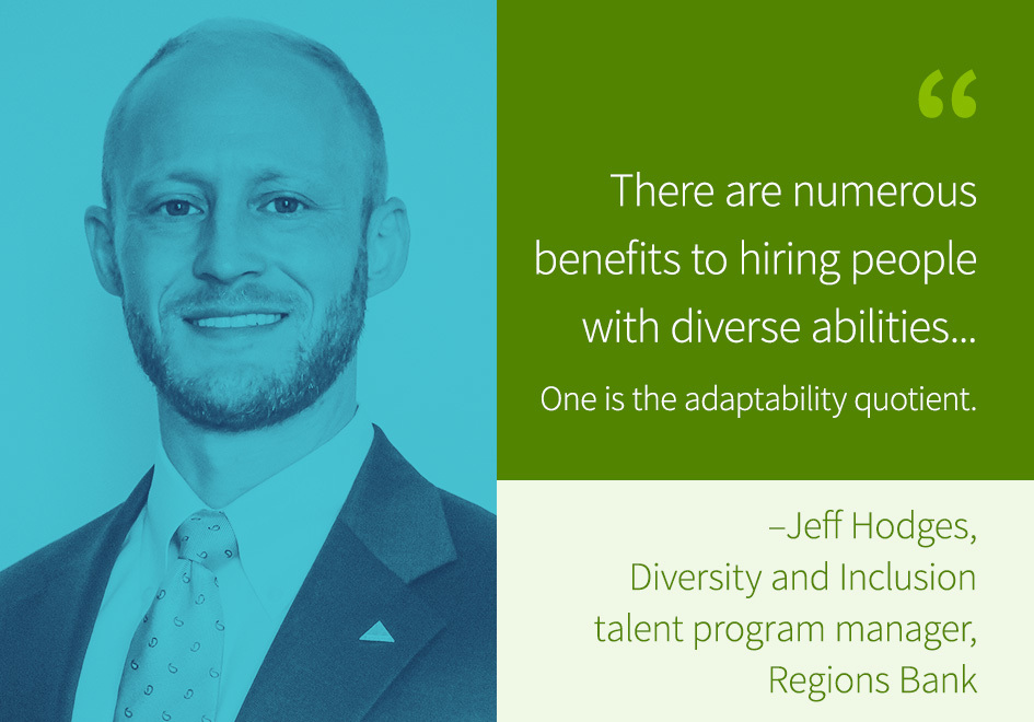 Jeff Hodges, Diversity and Inclusion talent program manager, Regions Bank