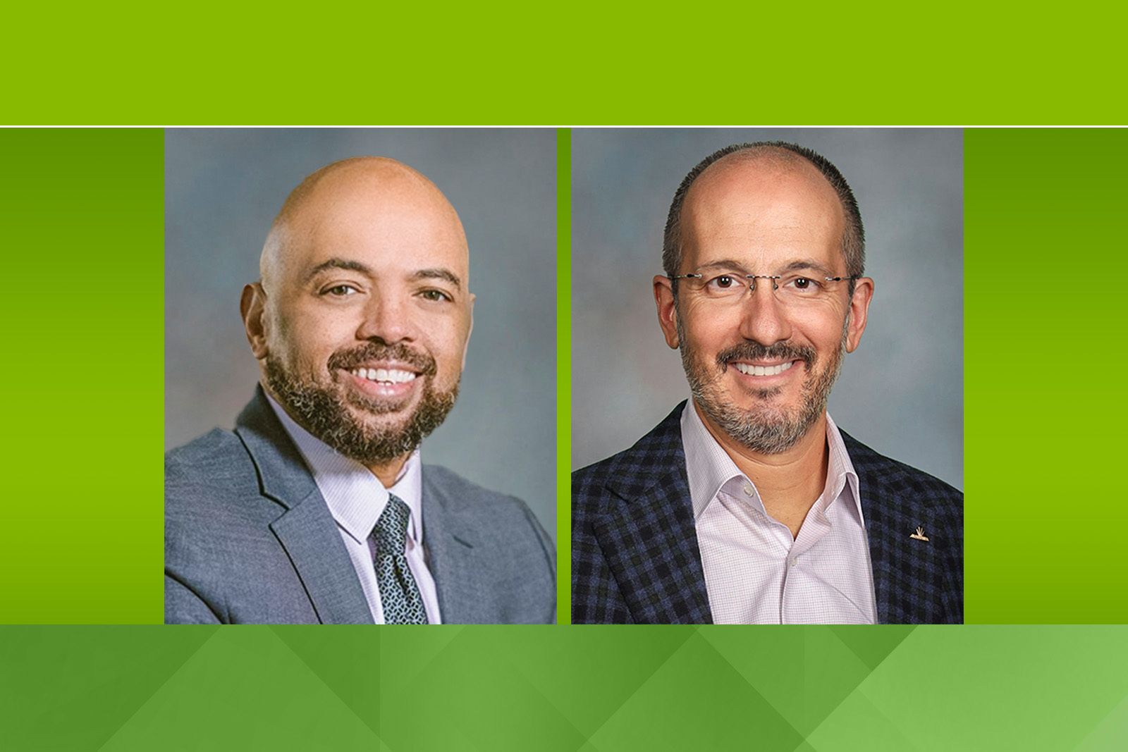 photos of two Regions Bank executives