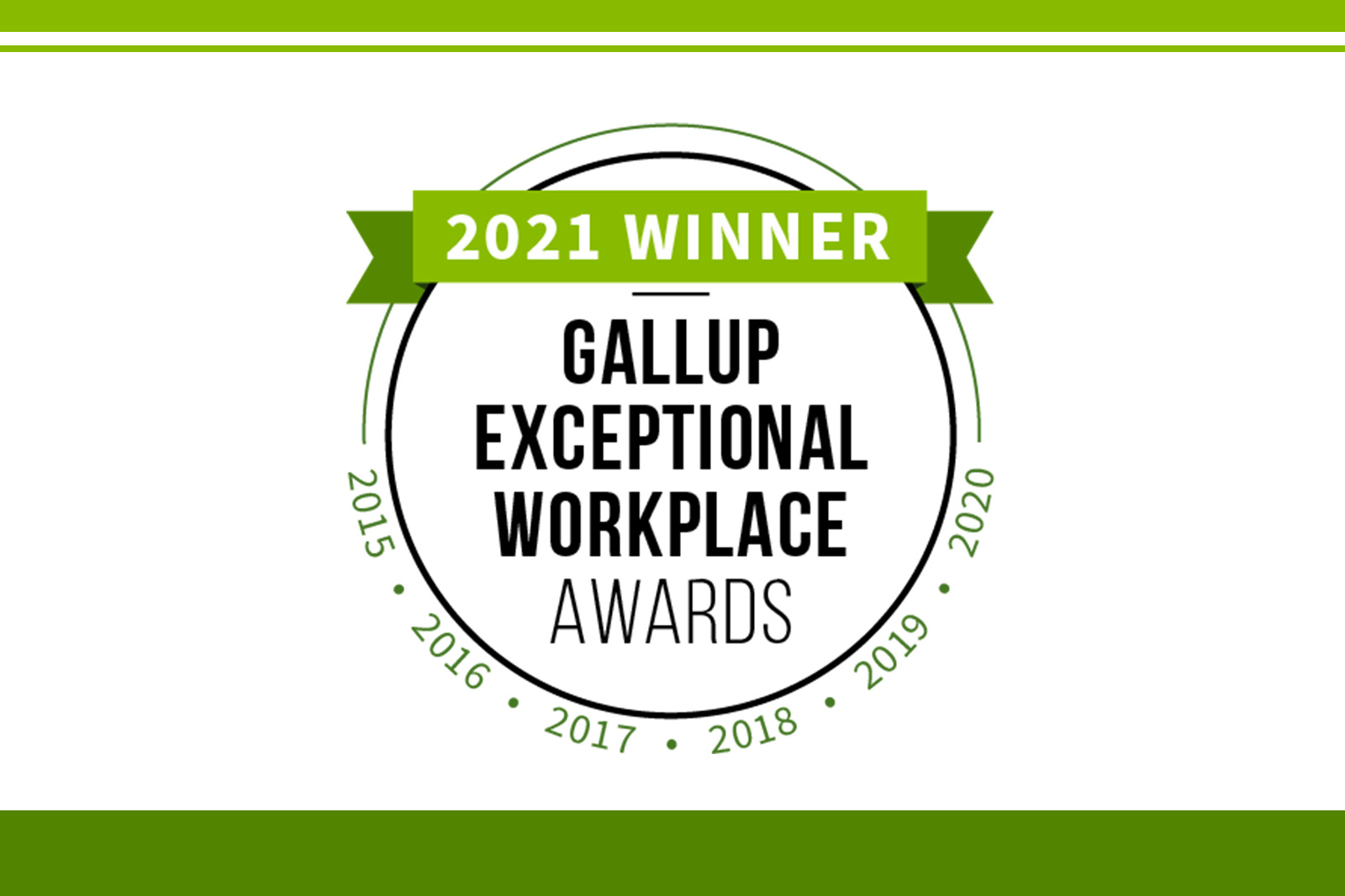 Gallup Exceptional Workplace Award logo