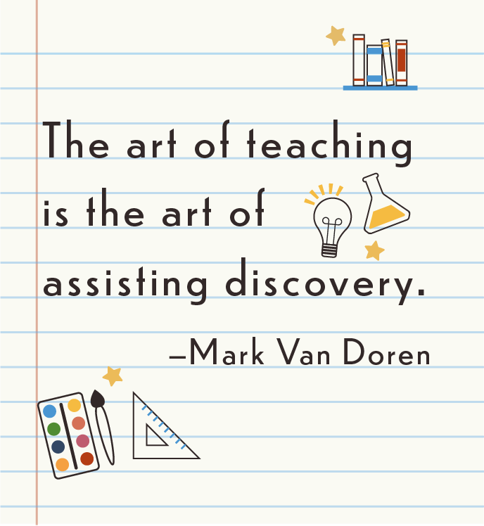 The Art of Teaching Ecard - Doing More Today