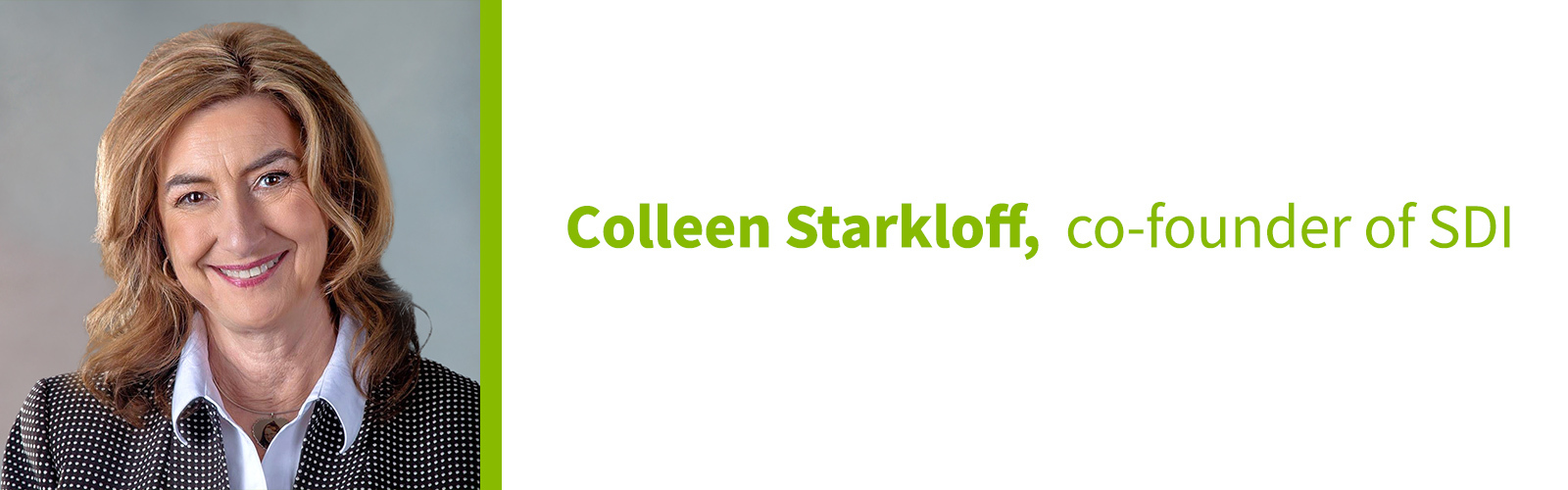 Colleen Starkloff, co-founder of Starkloff Disability Institute