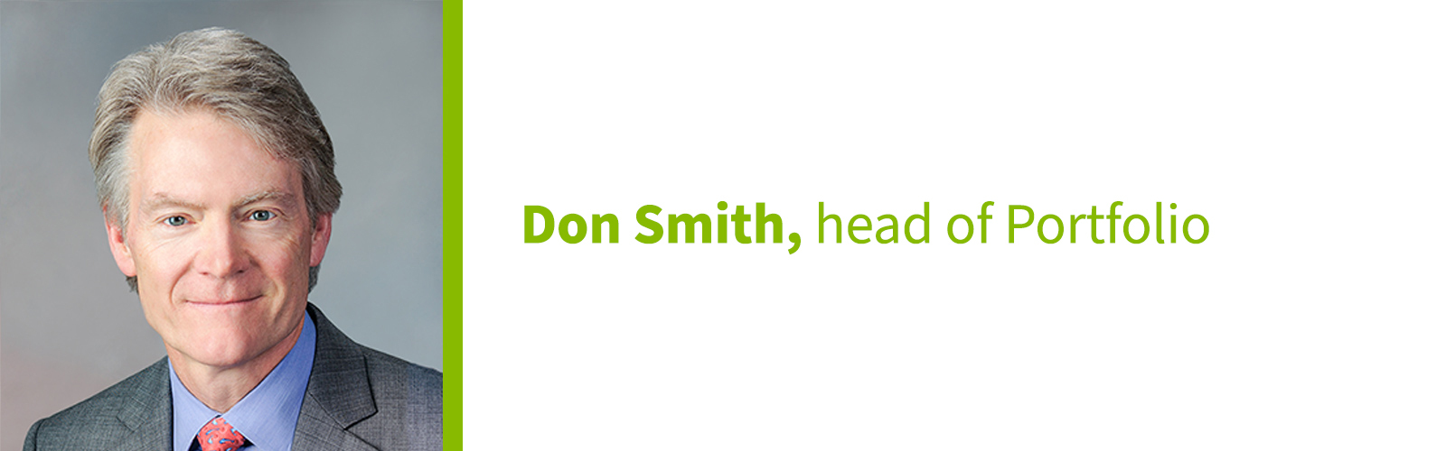 Don Smith, head of Portfolio