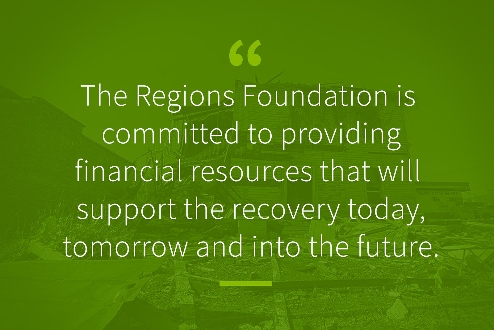 The Regions Foundation is committed to providing financial resources that...