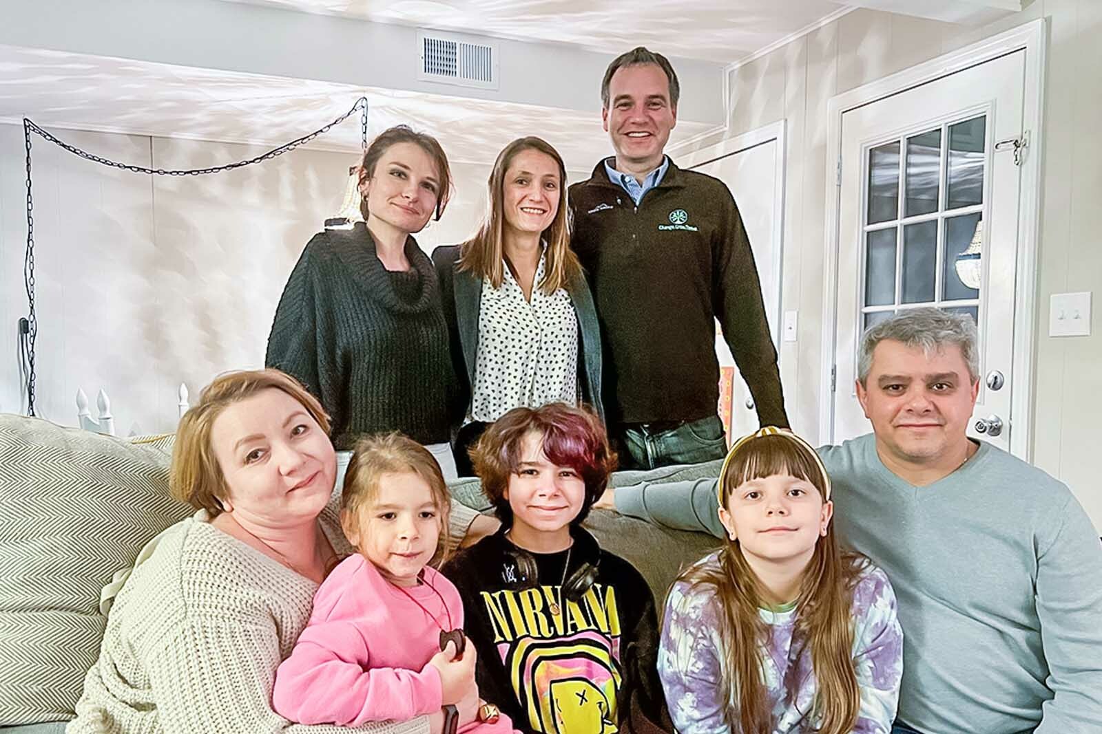 Ukrainian Family group photo