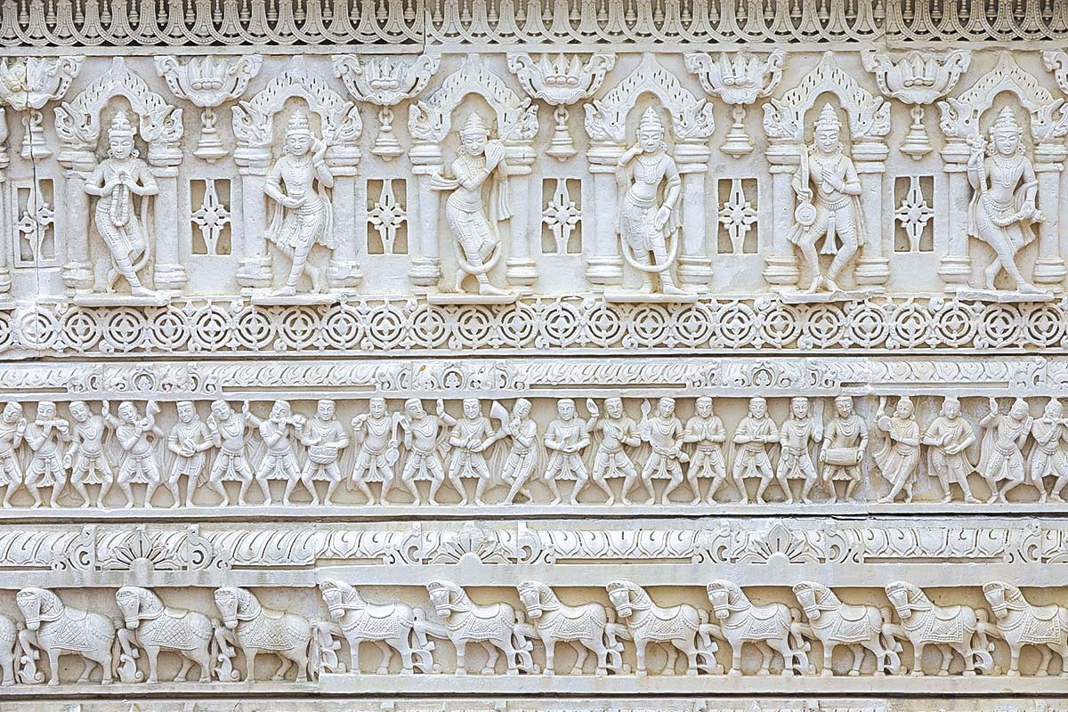Temple exterior art