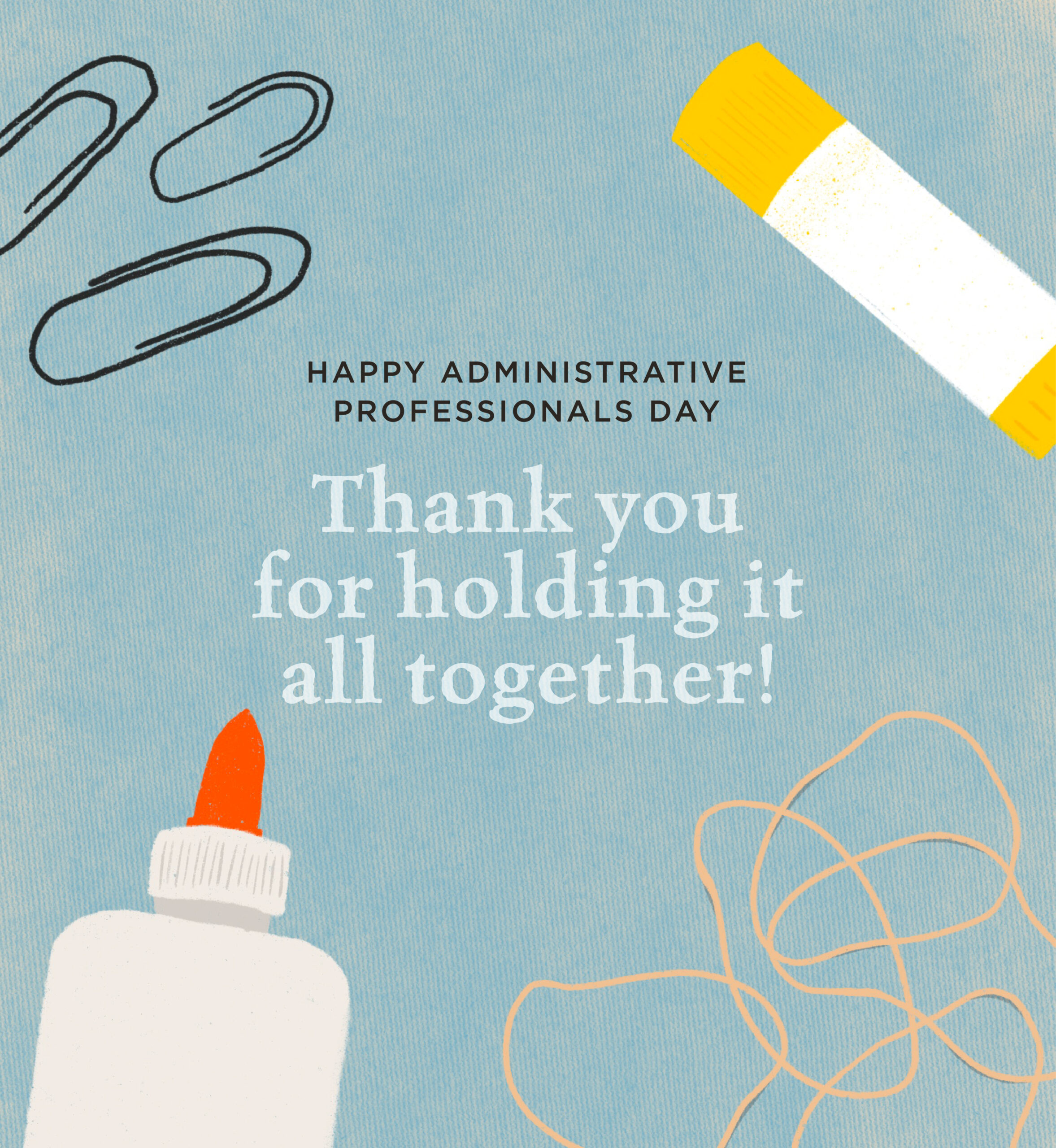 Happy Administrative Professionals Day! Ecard, image size:2355x2560