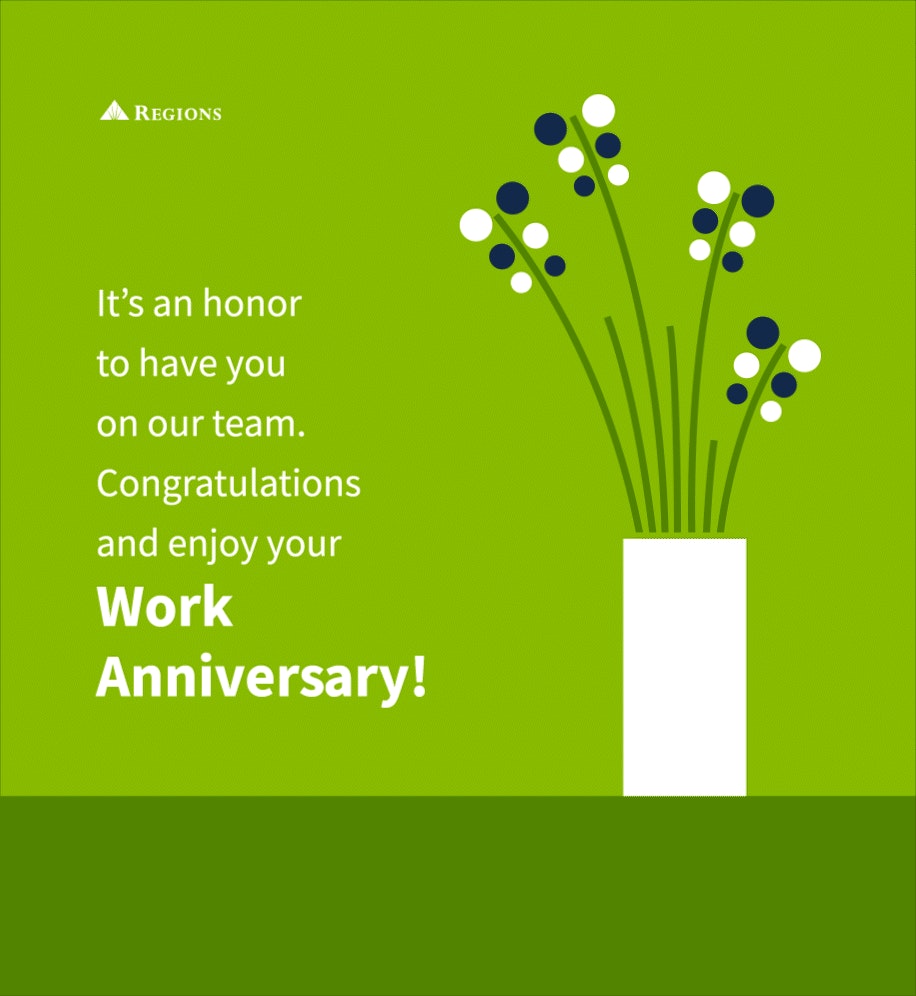 congratulations work anniversary