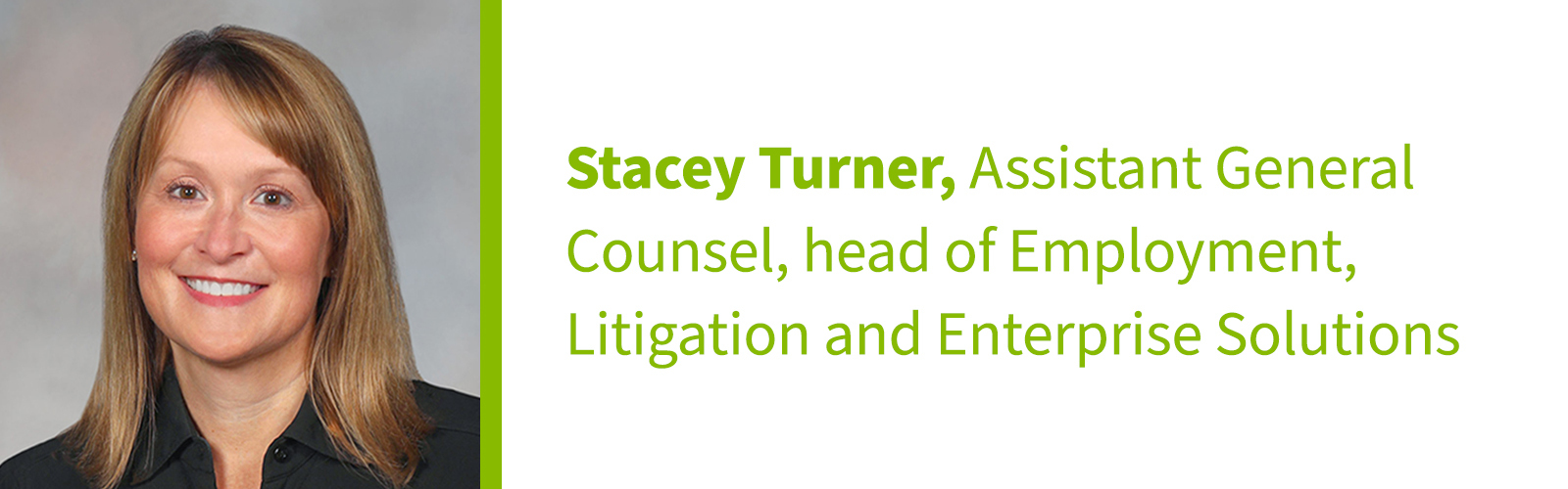 Stacey Turner headshot and title