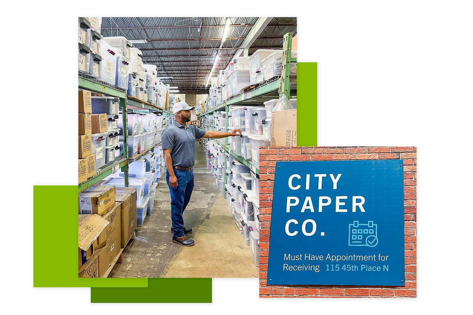 City Paper warehouse