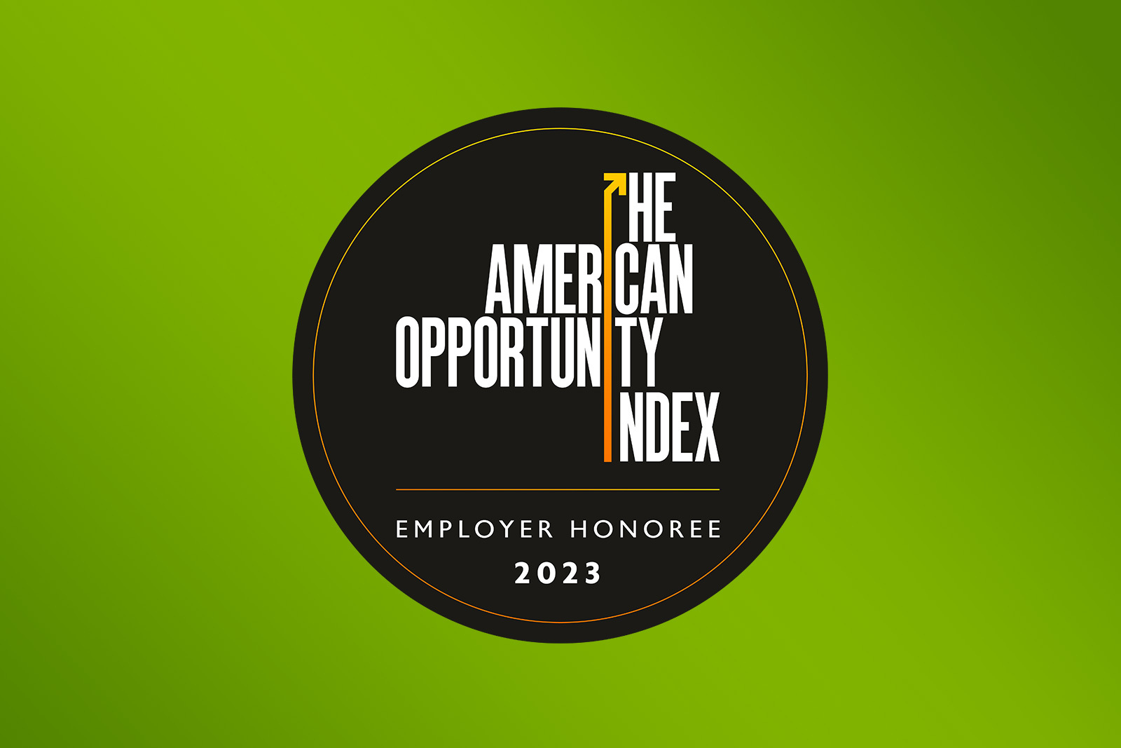 American Opportunity Index Employer Honoree 2023 Logo