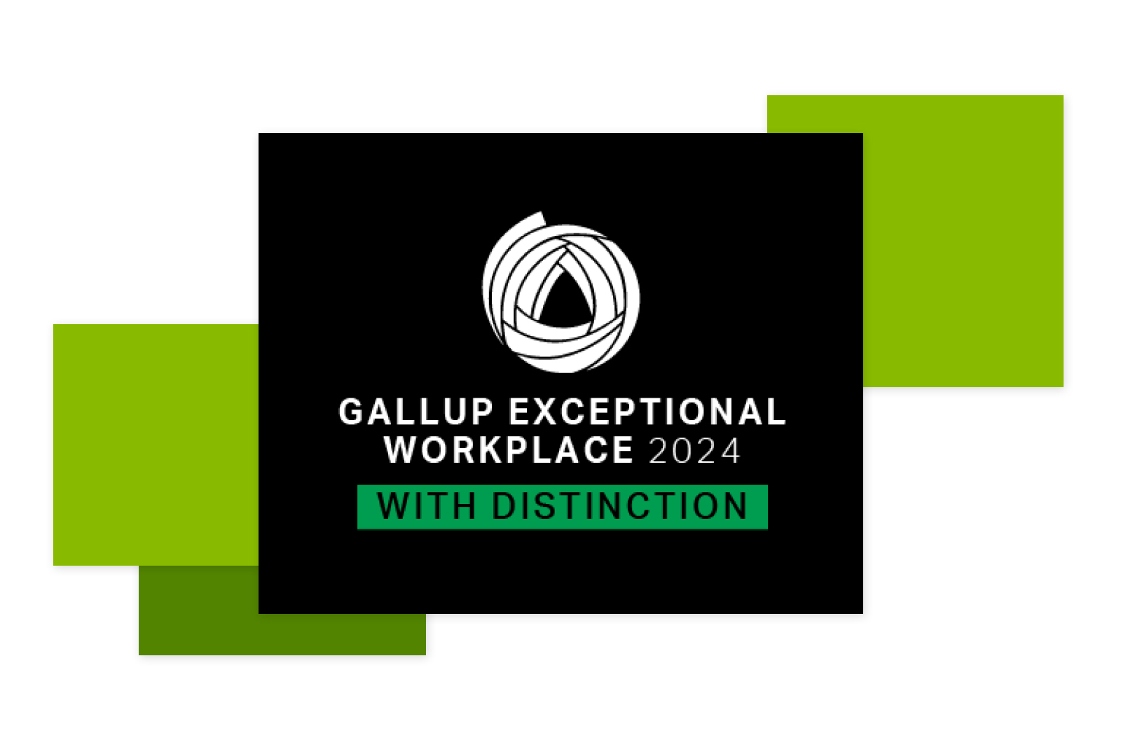 Gallup Exceptional Workplace with Distinction Award logo