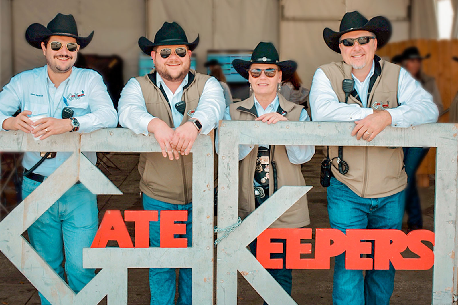 Tranyce Moore and other Gatekeepers at the rodeo.