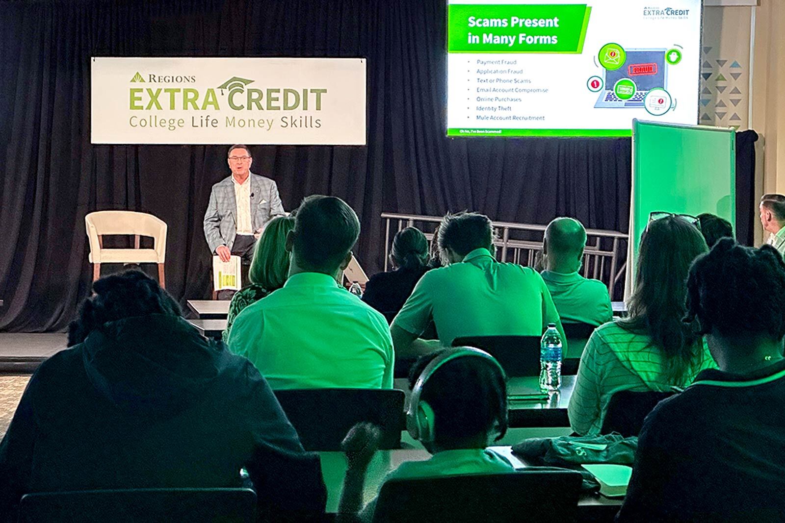 Jeff Taylor, Regions Bank’s head of Commercial Fraud Forensics, met...