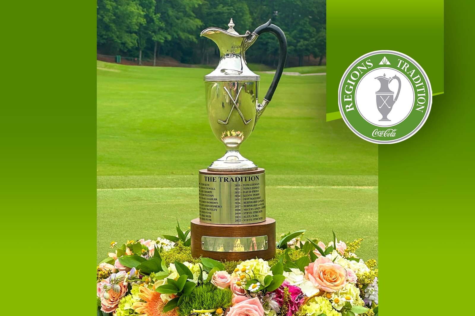 Regions Tradition 2025 trophy.