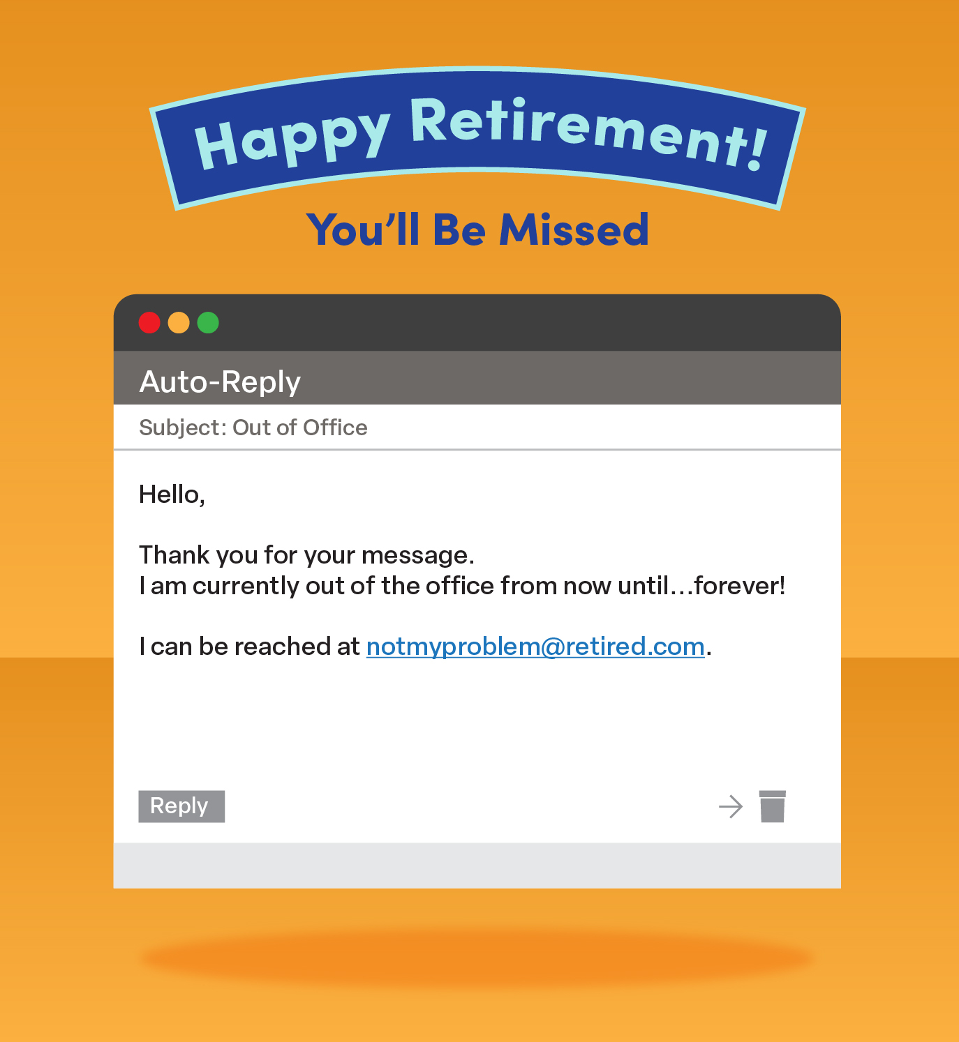 Happy Retirement Email Ecard