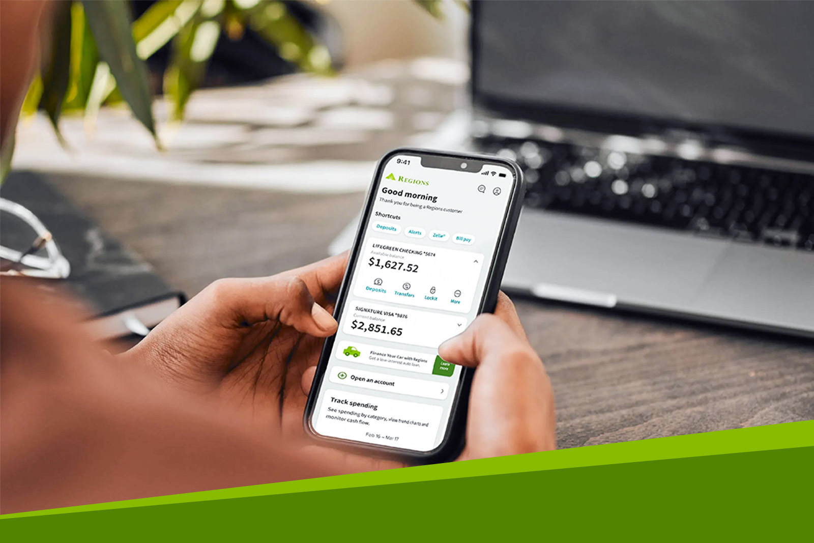 Regions Mobile Banking app.