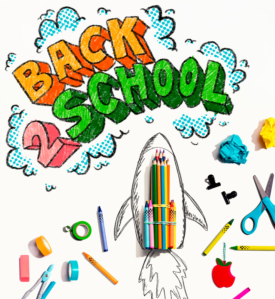 Back 2 School Rocket Ecard