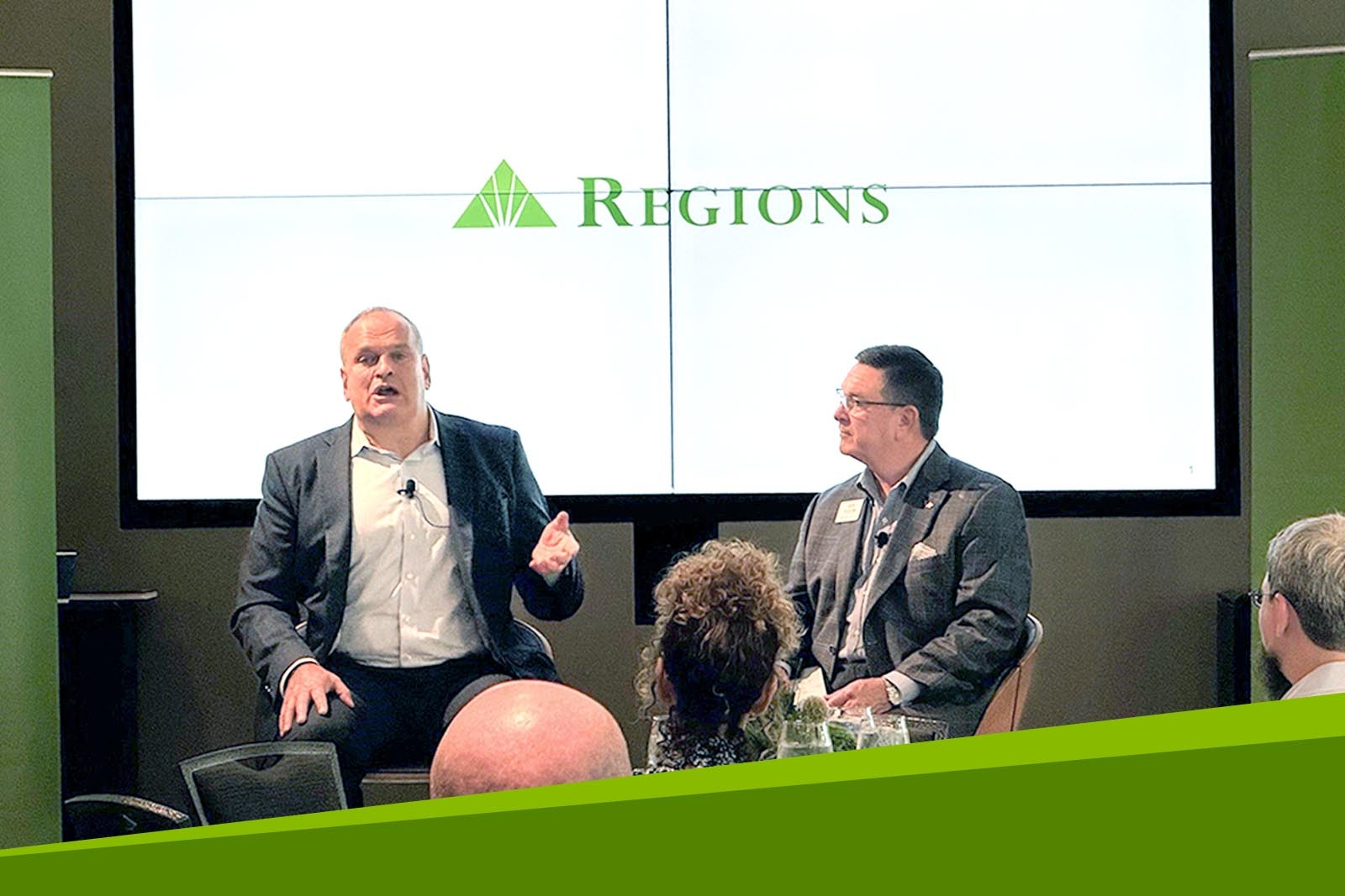 Jeff Taylor and Scott Augenbaum at the Atlanta cyber event.