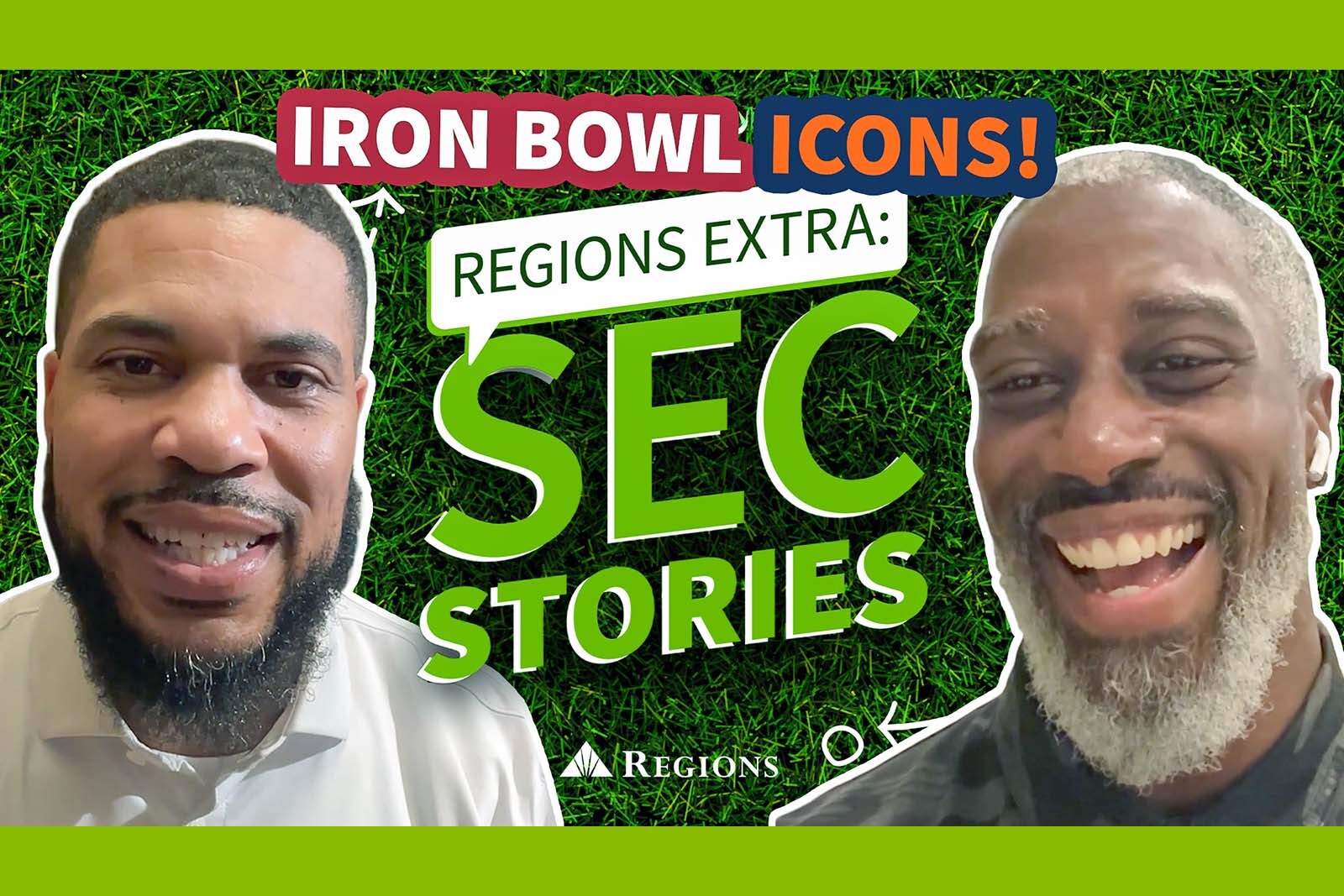 "Iron Bowl Icons!" "Regions Extra: SEC Stories"