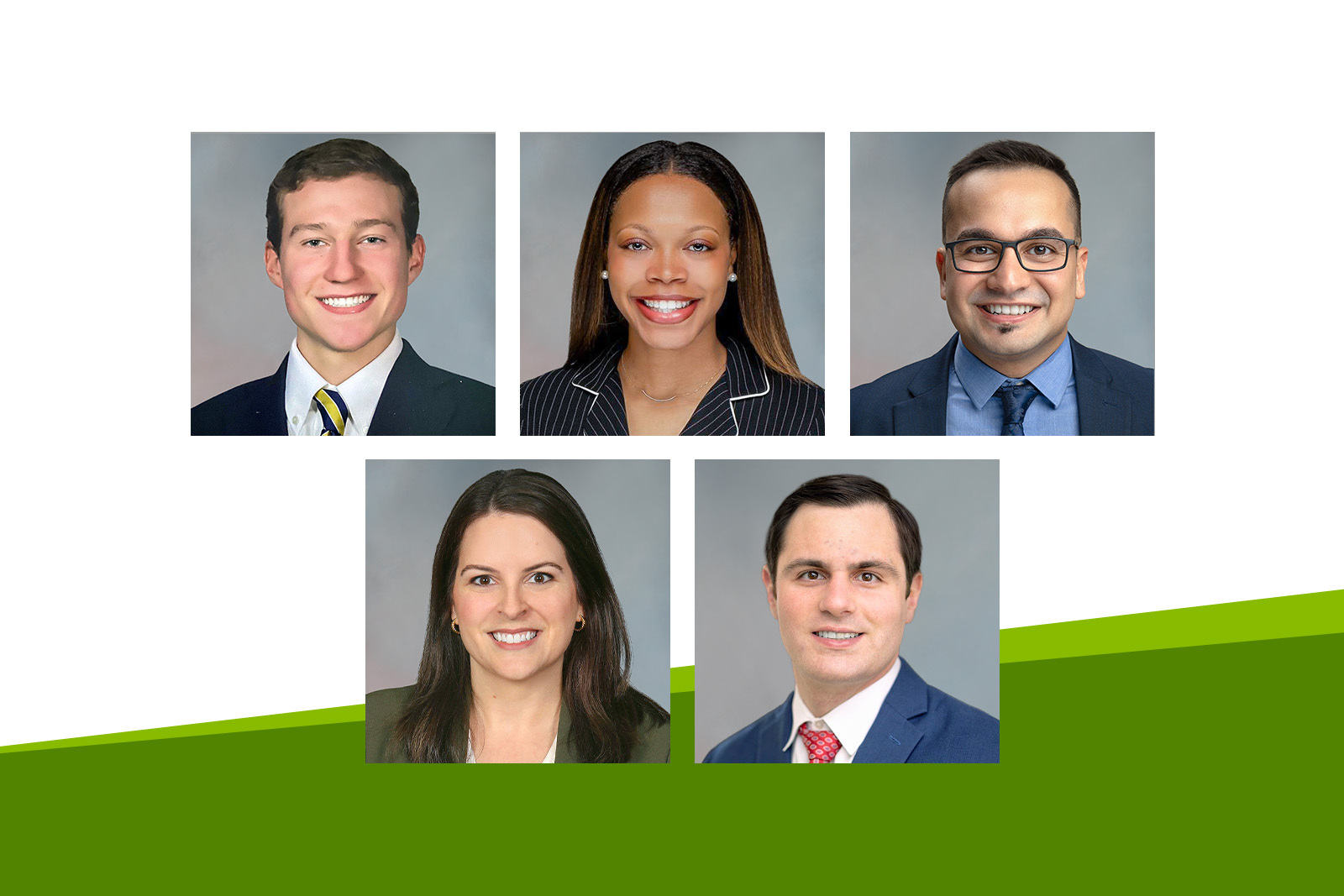 Headshots of, Bowes Davies, Kennedy Hicks, Amber Limaye, Elizabeth Townsend,...