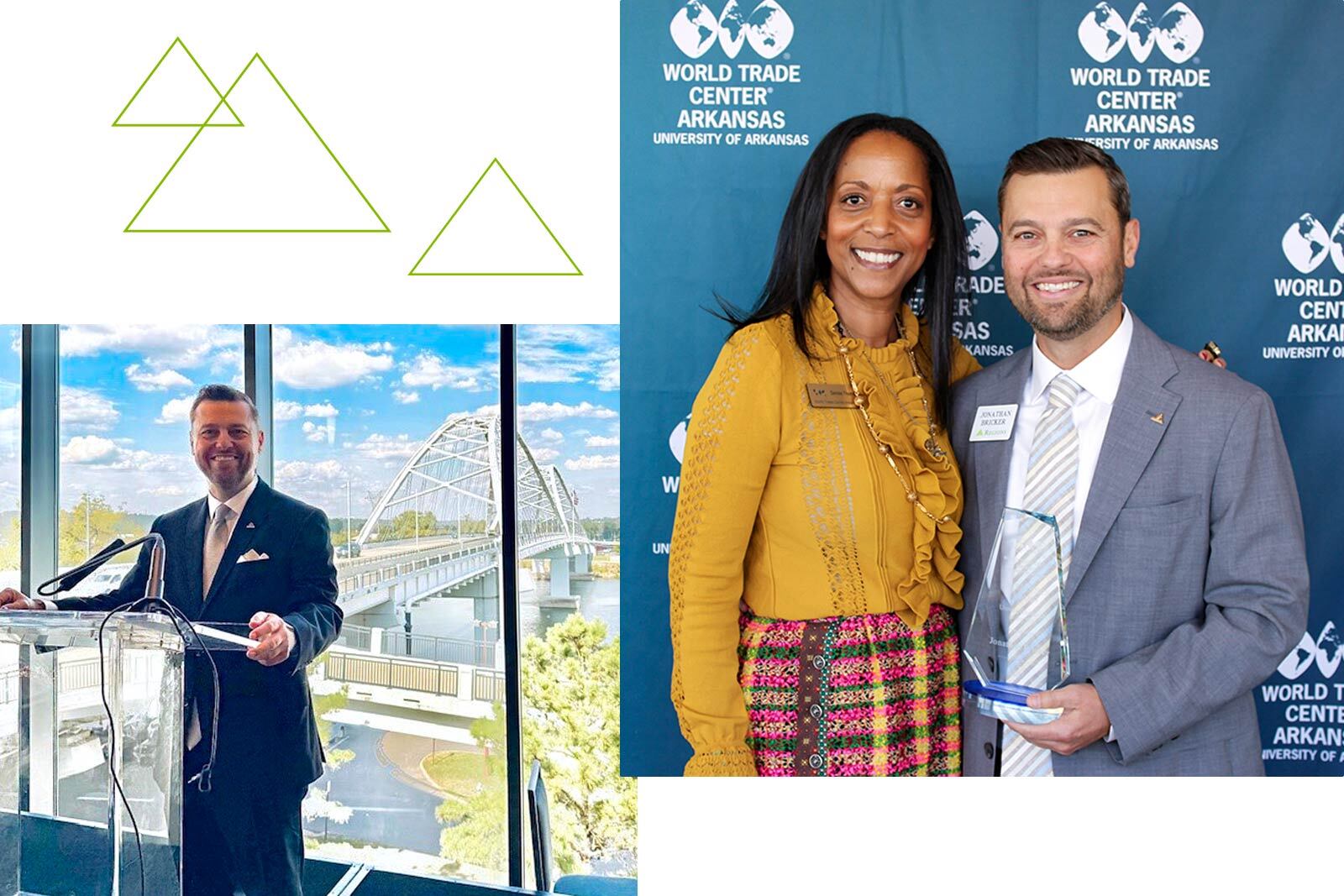 Jonathan Bricker and Jaclyn Henderson at the WTC AR event where Jonathan was being honored.