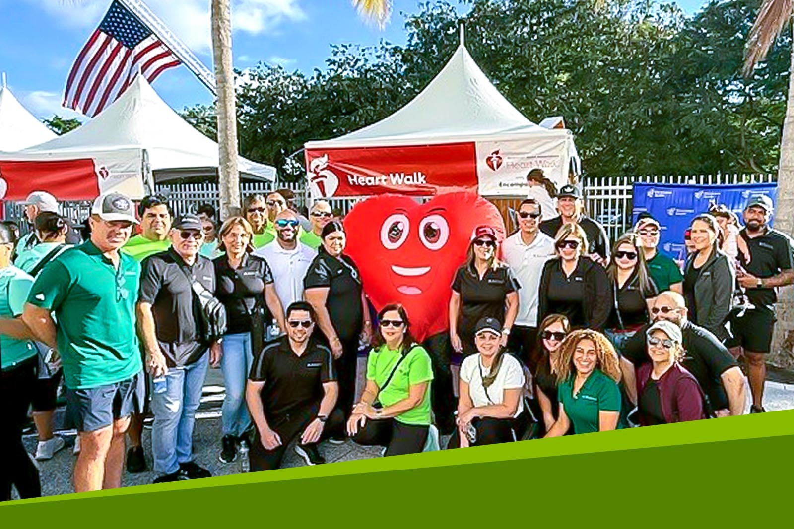 Regions associates at The Miami-Dade Heart Walk.