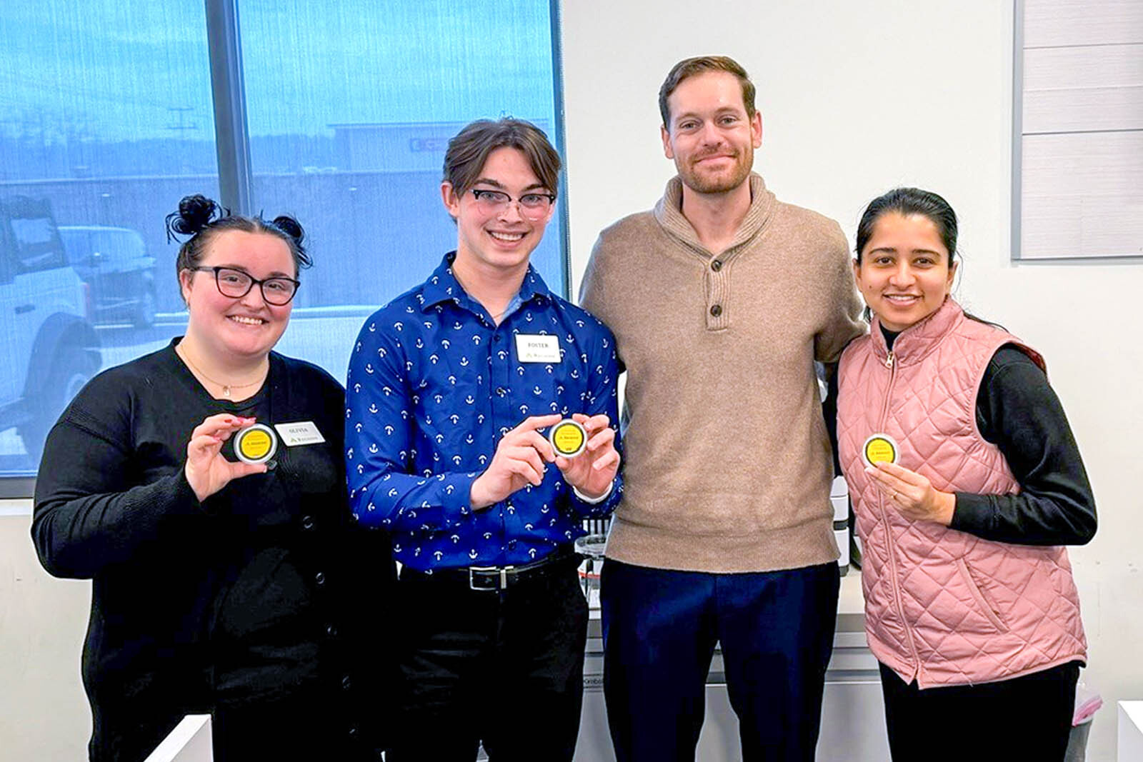 Regions Oxford branch associates with Executive Coins.