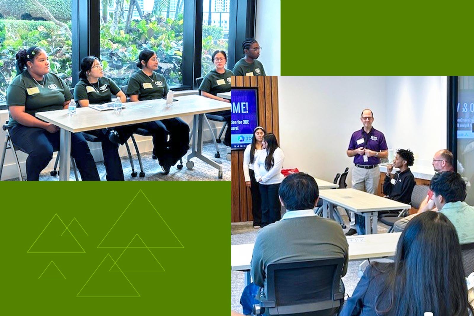 3DE Junior Achievement students.