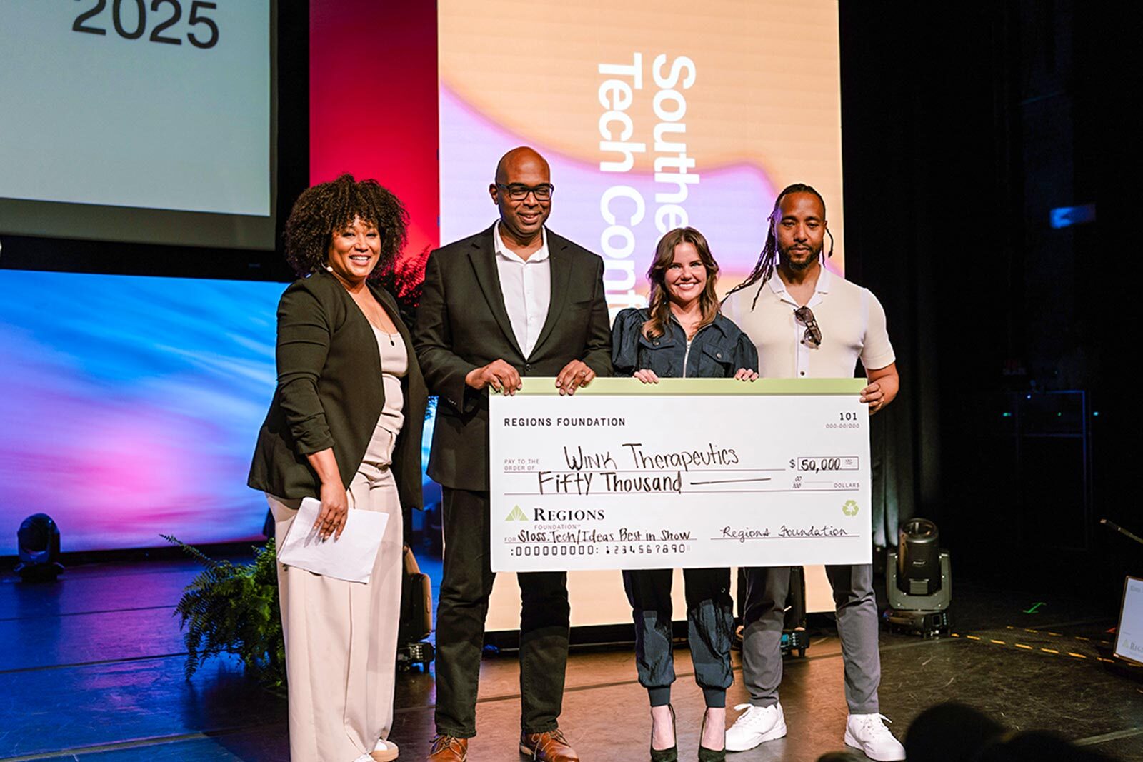 WINK Therapeutics won the top prize at the Sloss.Tech/Ideas pitch competition in 2025.
