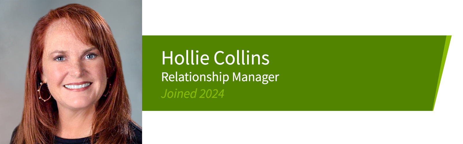 Hollie Collins, Relationship Manager, Joined 2024