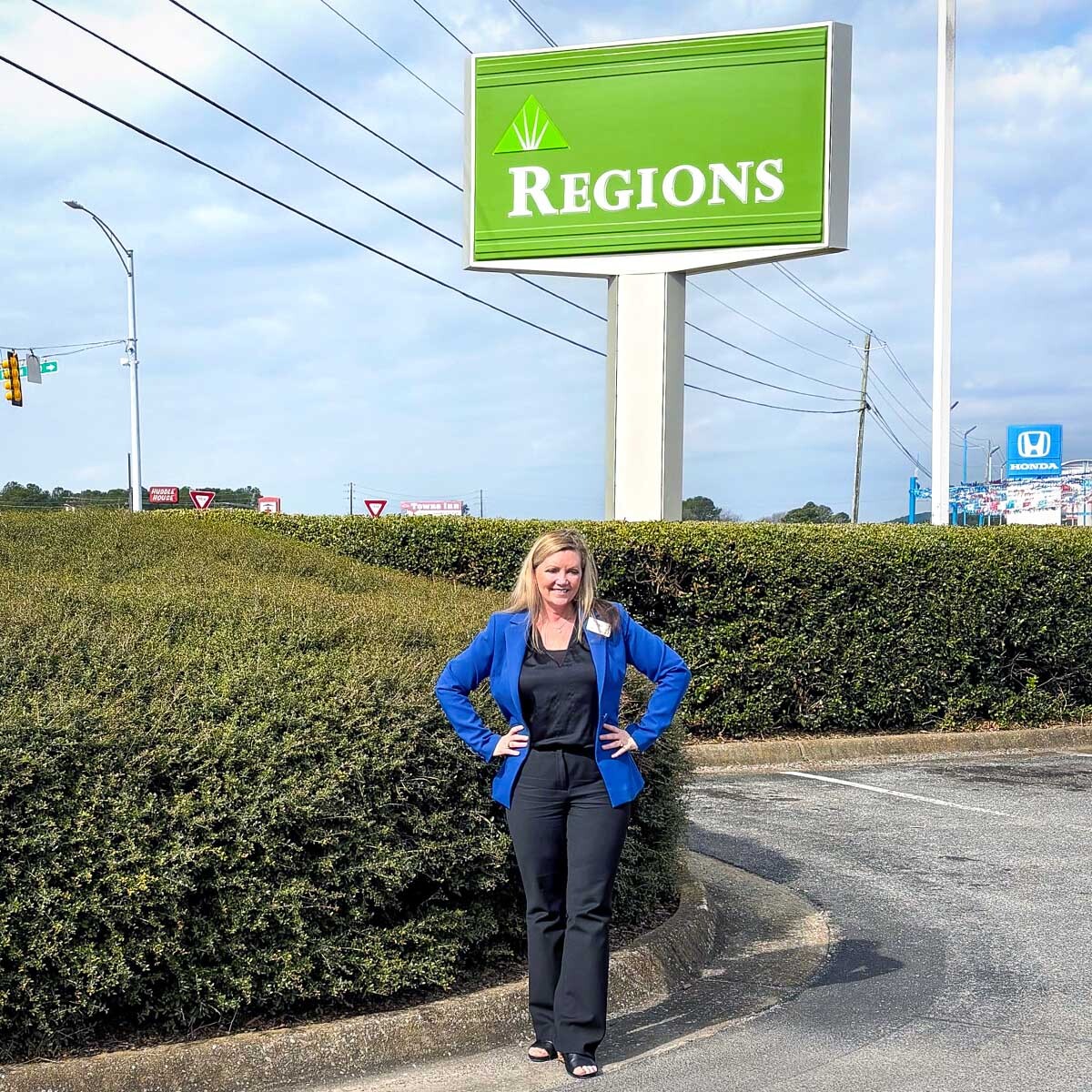 Amy Holcomb, Regions Branch Manager.