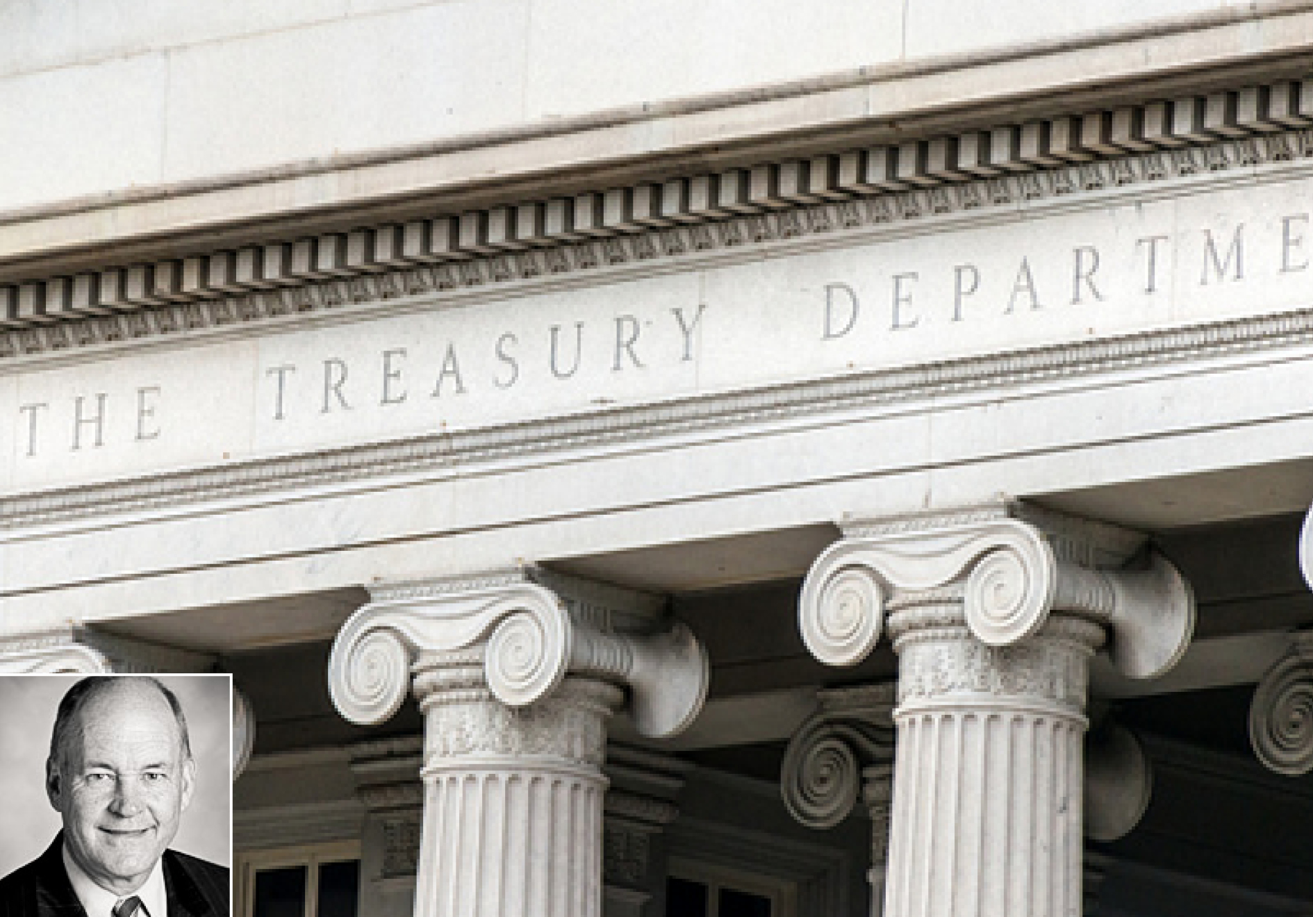 treasury department exterior