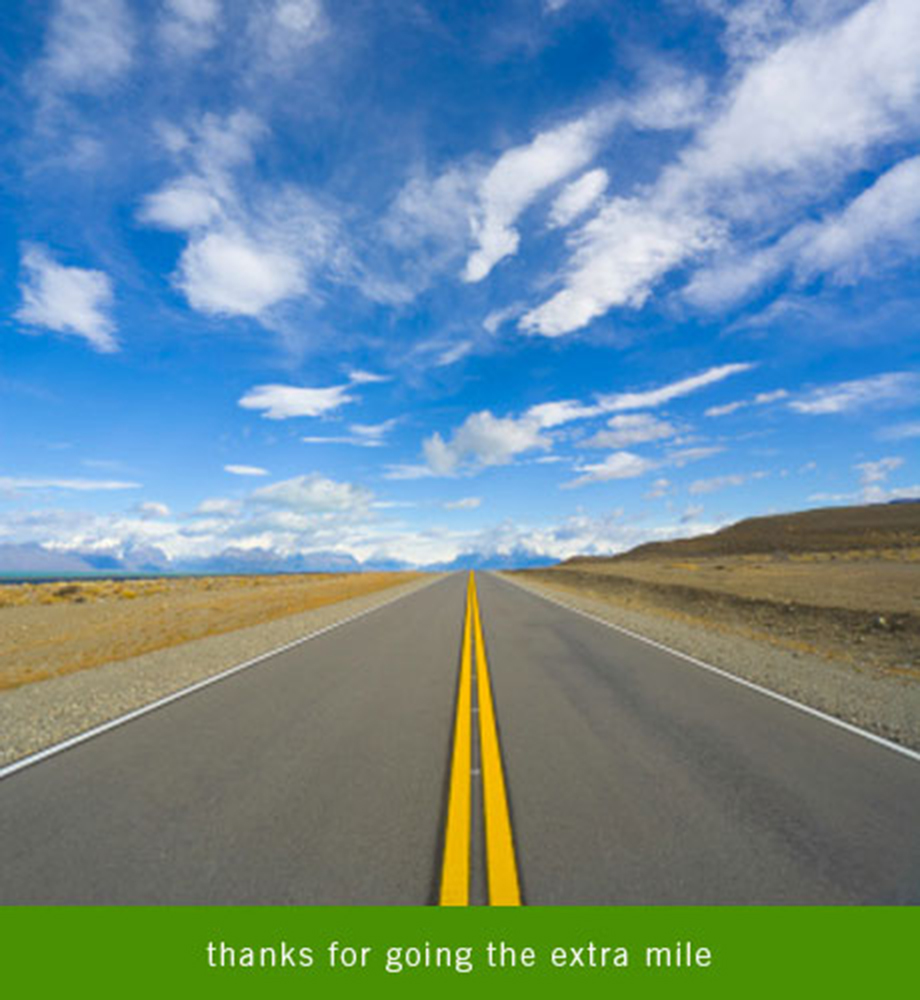 The Extra Mile Ecard