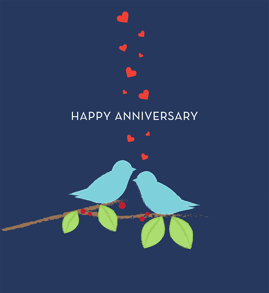 pic Happy Anniversary Love Birds Gif english tenses