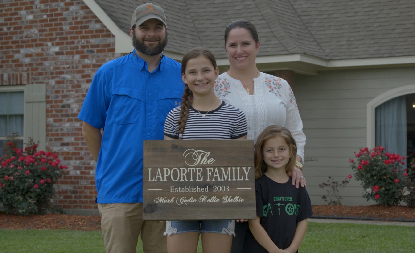 photo of the LaPorte family