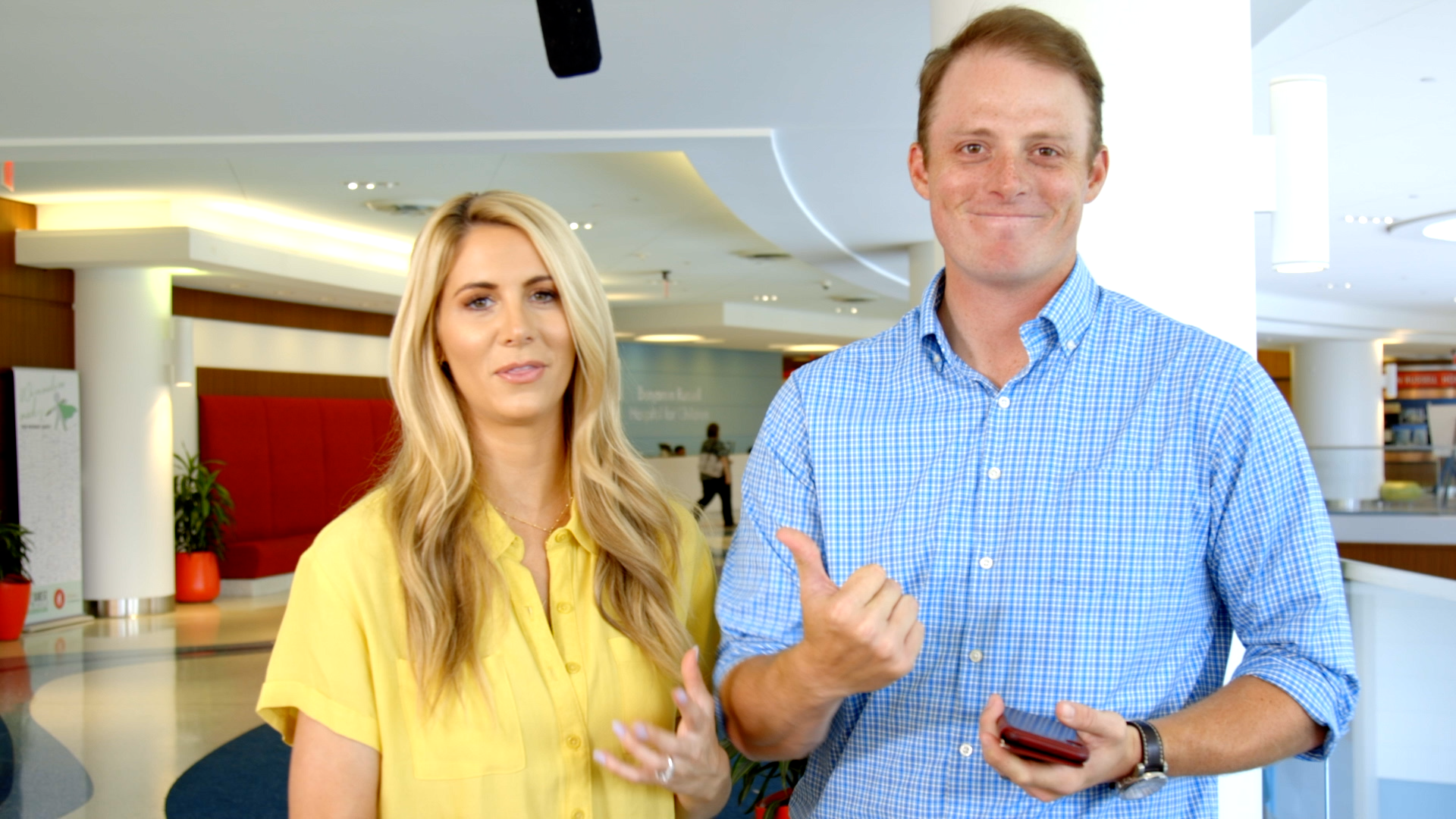 Laura Rutledge and Greg McElroy